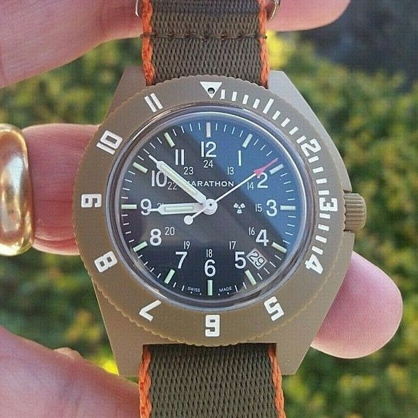 Pilot Watch Marathon Navigator, Date SWISS MADE, H3, Desert Tan ...