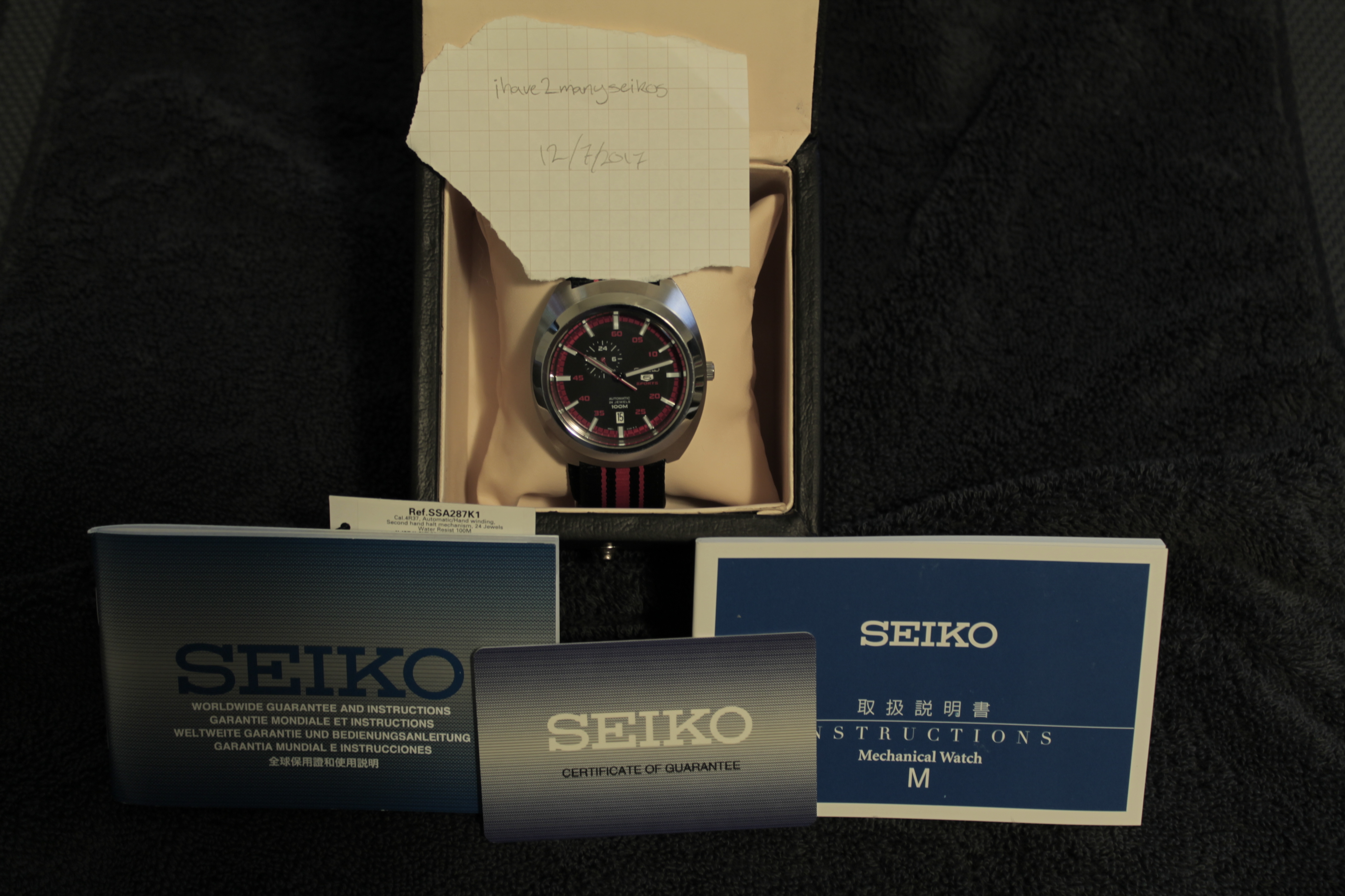 Seiko ssa287 discount