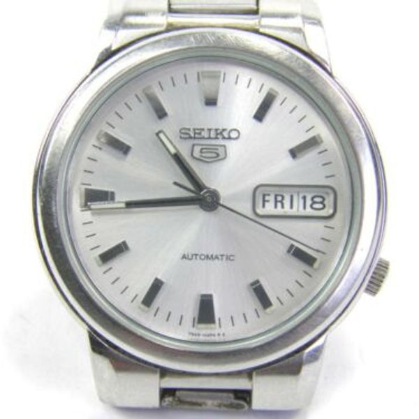 Vintage Mens Seiko 5 Automatic Day Date 7S26-01F0 stainless steel wrist  watch | WatchCharts