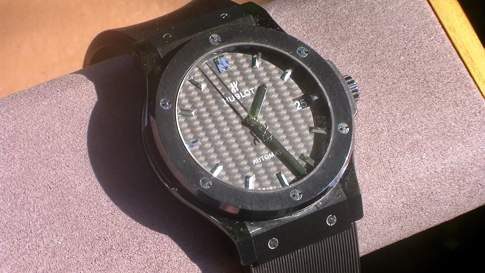  Hublot Classic Fusion Black Magic Automatic Men's Watch  511.cm.1771.RX : Clothing, Shoes & Jewelry