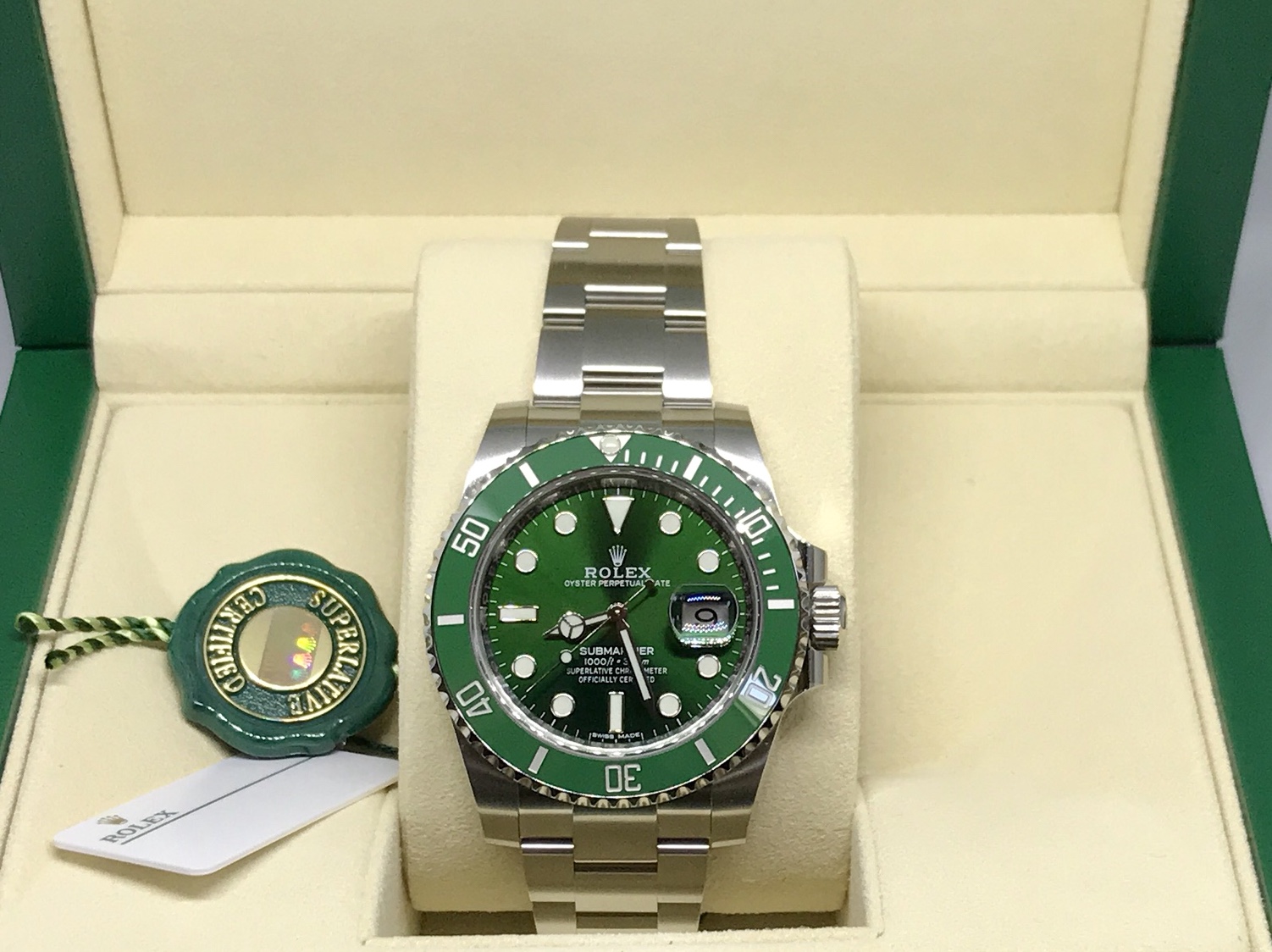 BNIB Rolex hulk 116710lv | WatchCharts