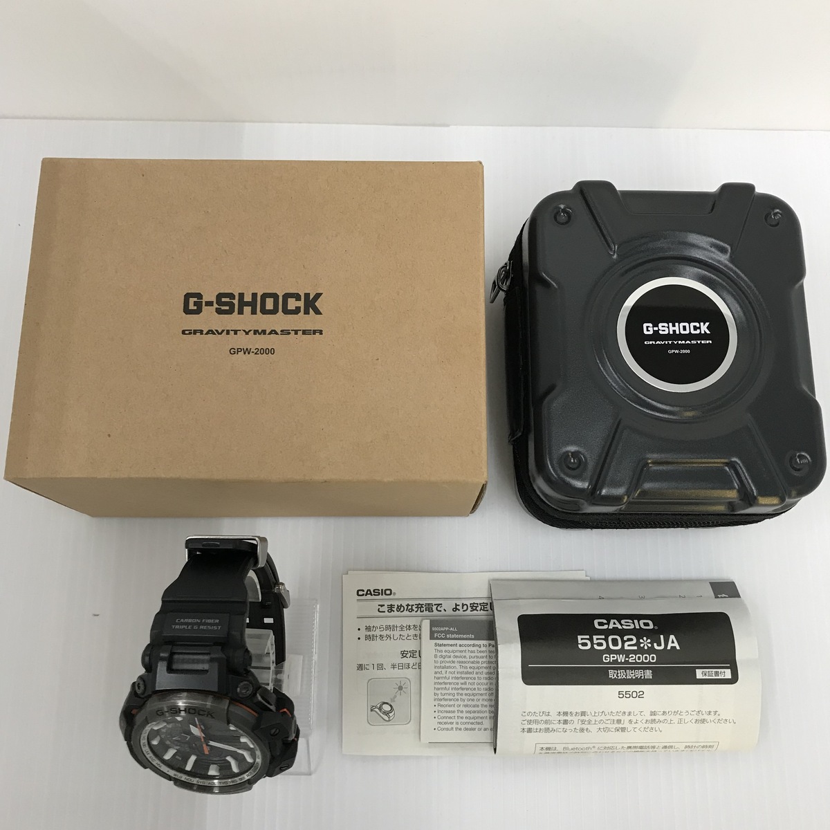 Used] G-SHOCK GPW-2000 Gravity Master Mobile Link Function [Solar