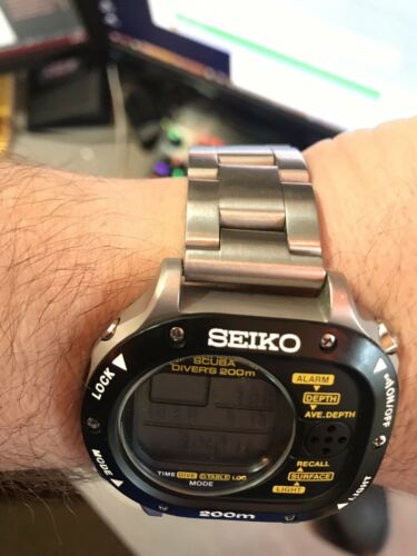 1990 Vintage Seiko Scuba Master Watch M726-5A00 Near Perfect