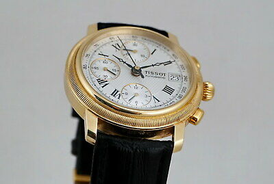 Tissot bridgeport automatic on sale chronograph 18k gold