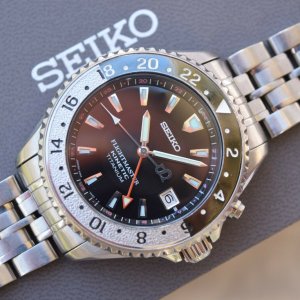 Serviced Seiko Flightmaster 5M65-0A50 Titanium GMT Watch SBDW011 Kinetic  2004 | WatchCharts Marketplace