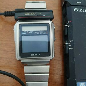 Rare Seiko Tv Watch Tr02 01 Lvd Tv W Receiver Cable James Bond 007 Dragnet Watchcharts