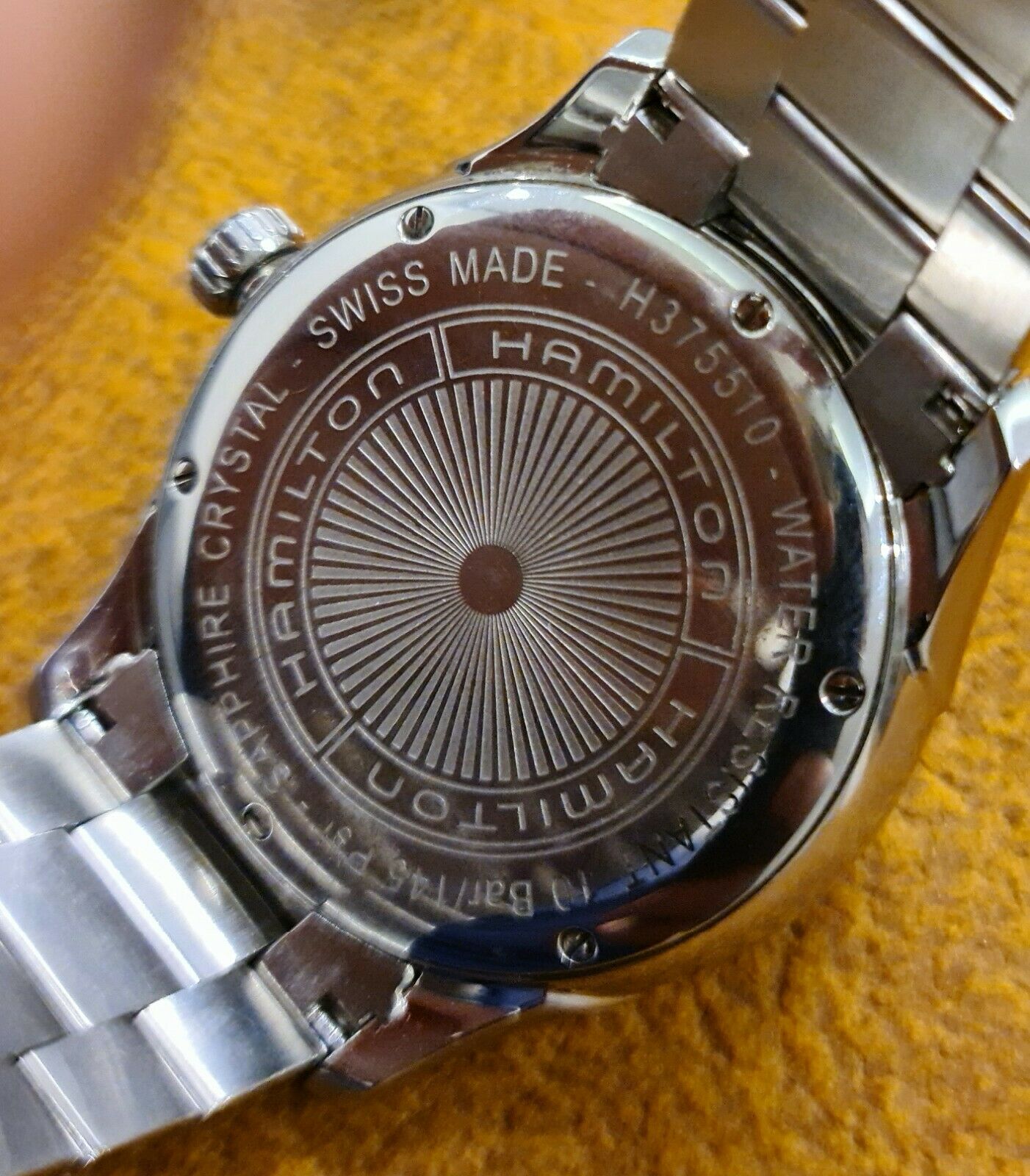 HAMILTON Jazzmaster Seaview H375510 Day date Navy Dial 