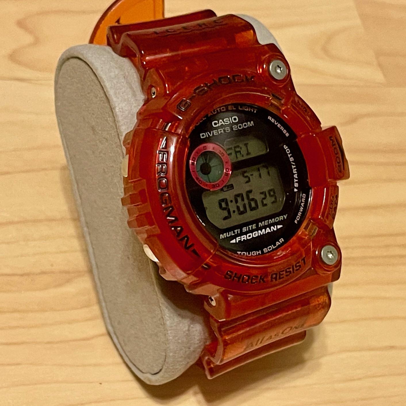 WTS] Casio G-Shock GW-203K-4 Red Jelly Frogman I.C.E.R.C. 2003 
