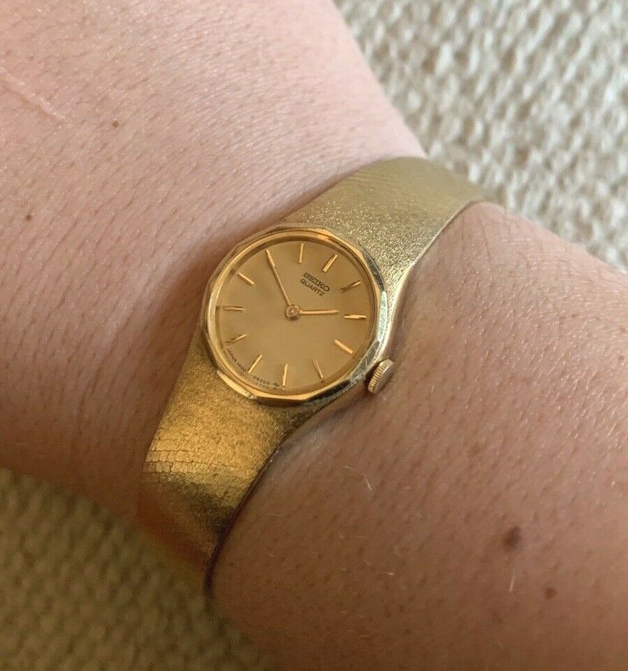 Vintage Seiko Gold Ladies Wrist Watch - ELEGANT & CLASSIC! | WatchCharts