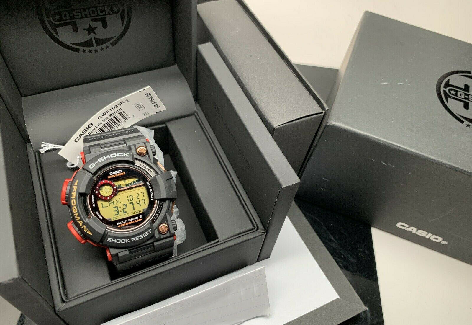 Casio G-Shock 35Th Anniv Magma Ocean Frogman GWF-1035F-1JR | WatchCharts  Marketplace