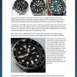 Beautiful Seiko 7548-7010 - 1985 Divers Watch (Brian May) | WatchCharts