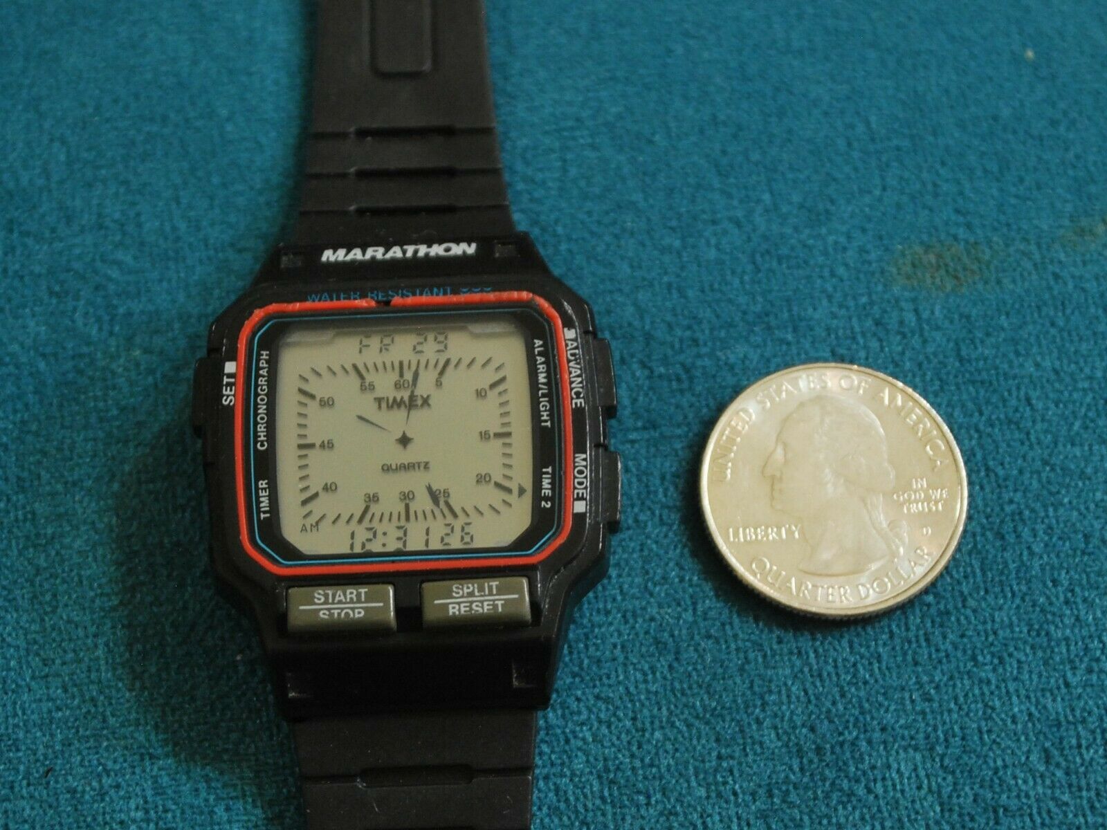 Nice Rare Vintage 1985 TIMEX Marathon Men