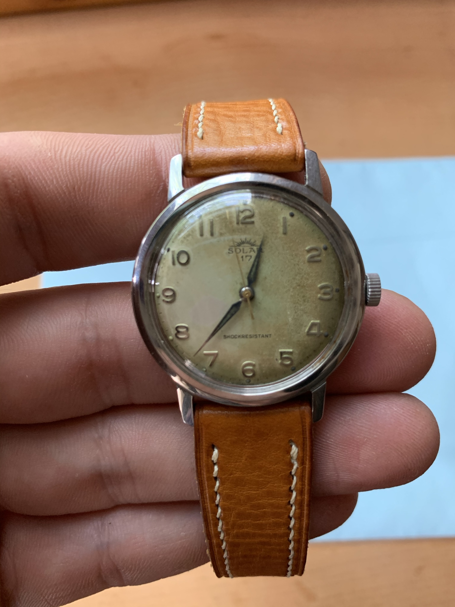 Vintage solar watch hot sale