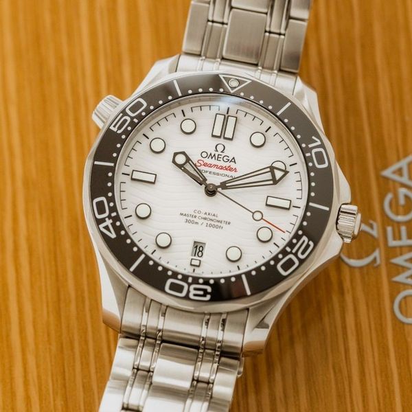 OMEGA Seamaster 300m Co Axial Master White Dial panda | WatchCharts ...
