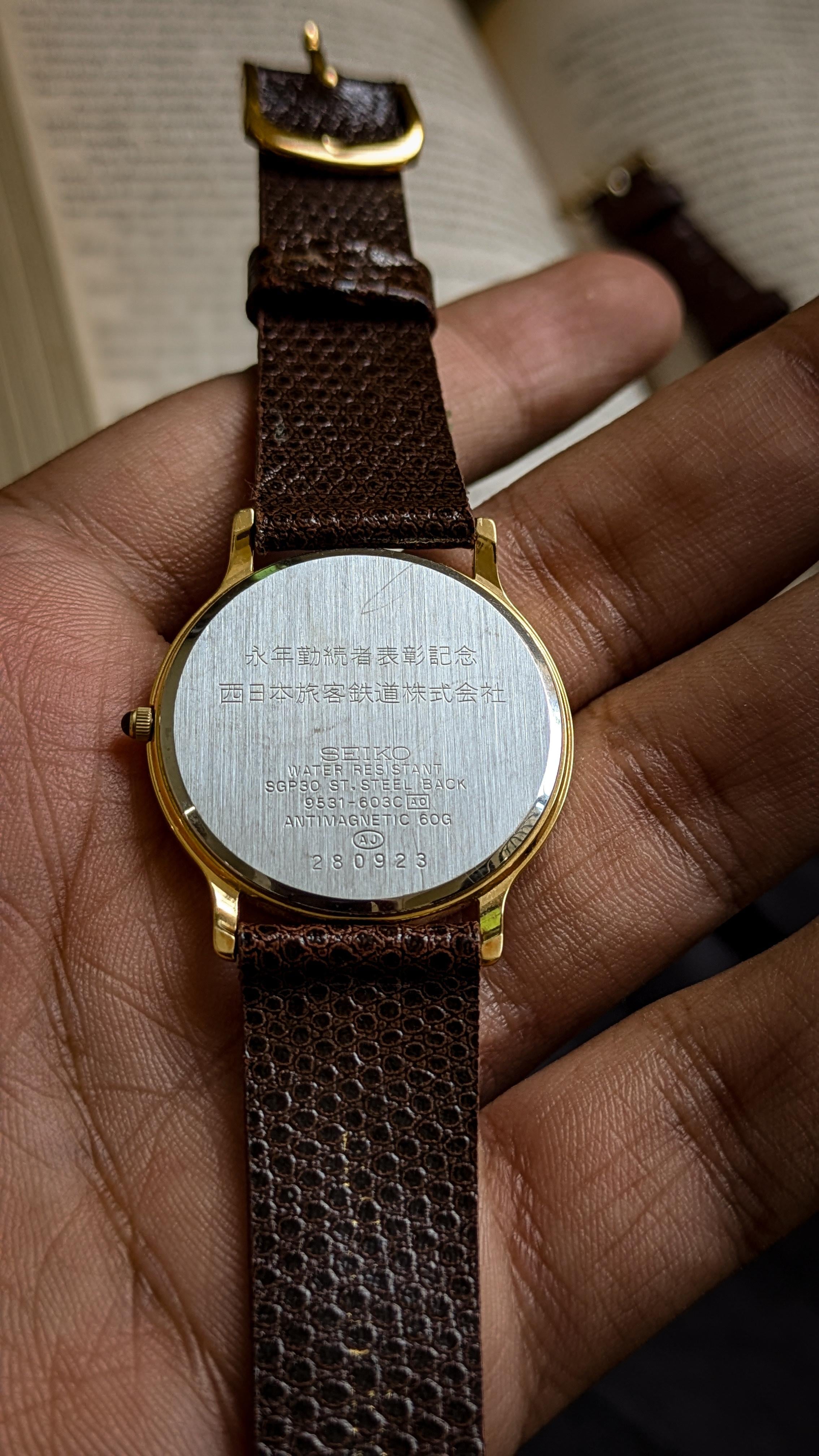 1円～SEIKO DOLCE 9531-603A クオーツ 中古品 1IZZ-118R