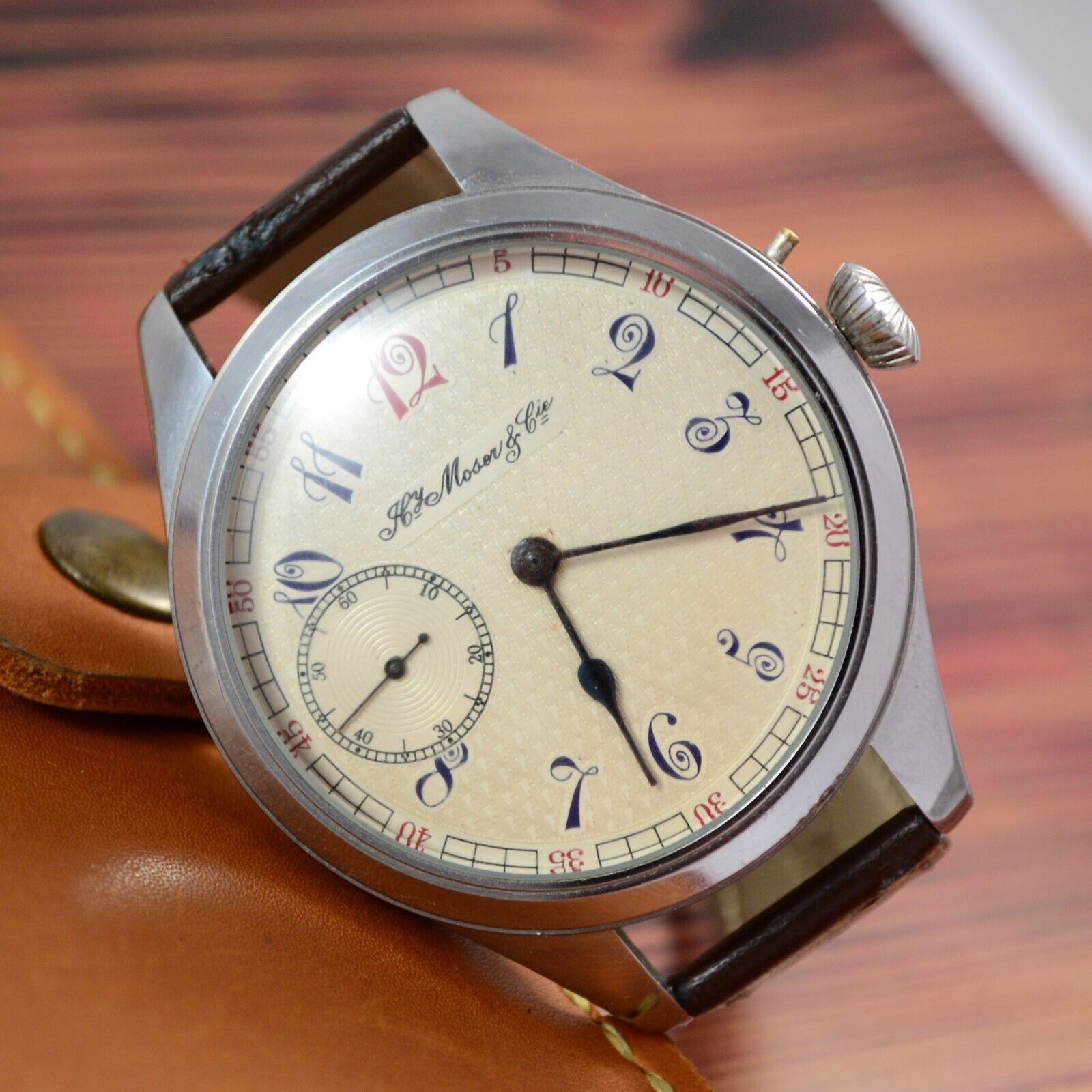 Hy moser & cie pocket online watch