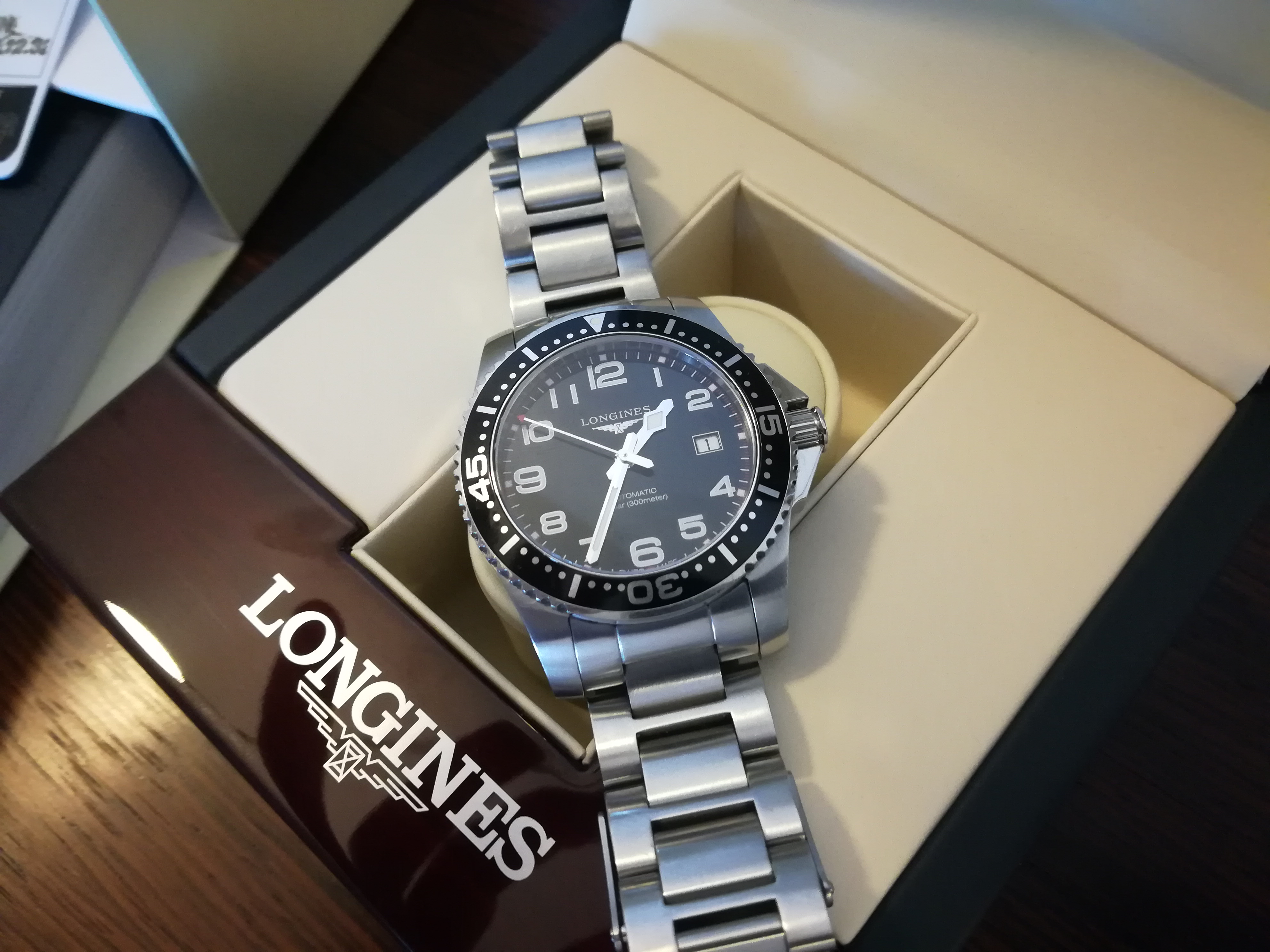 FS Longines HydroConquest Arabic Numerals Automatic 41mm Full