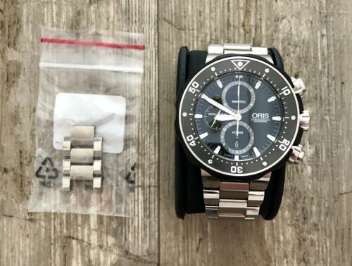 ORIS Pro Diver Titanium Chronograph 51m 1000m Diver Watch Ref 774