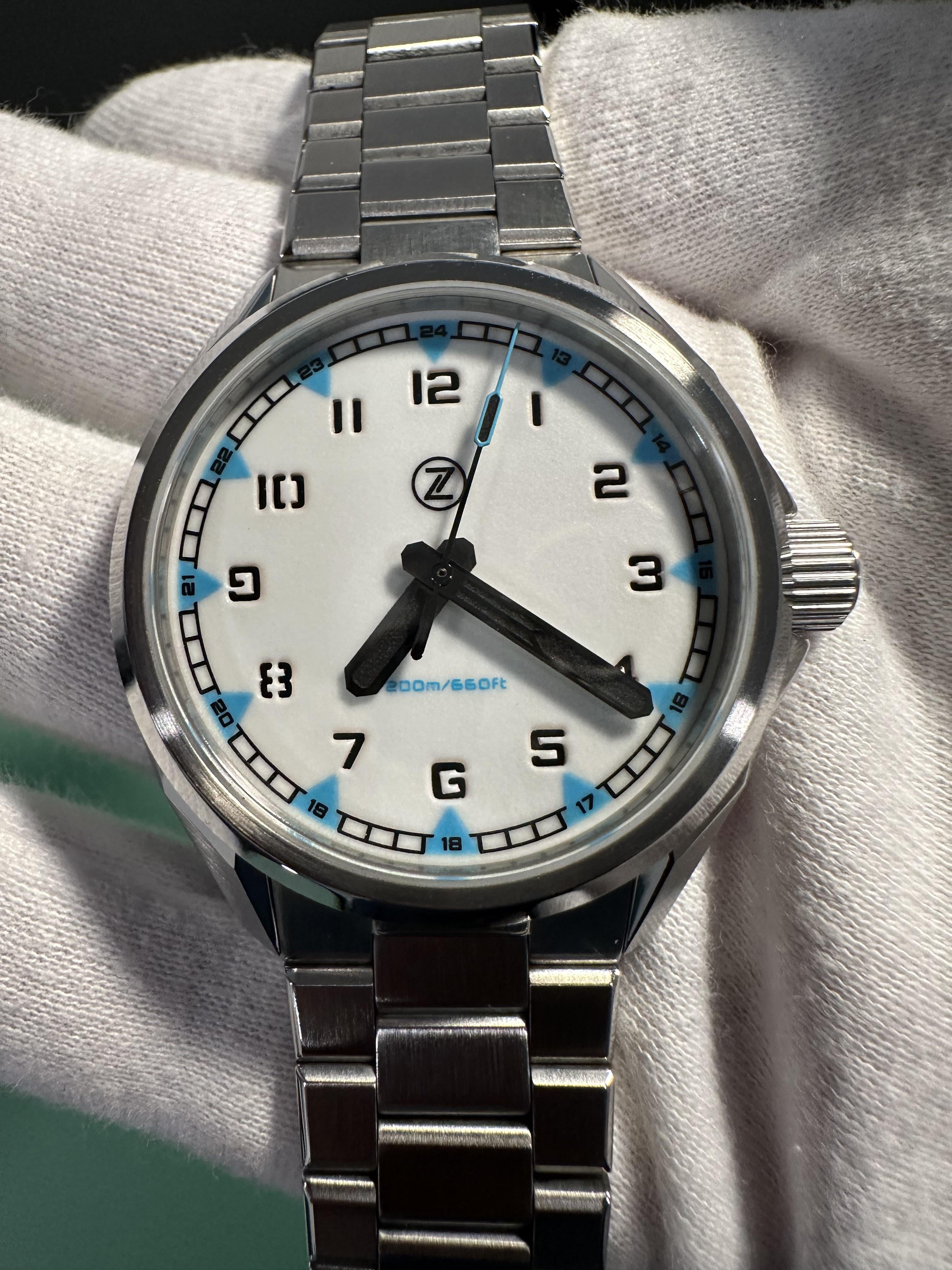 WTS] Zelos Swordfish Field 38mm SS Frost - $275 shipped CONUS