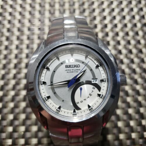 SEIKO ARCTURA KINETIC MEN'S WATCH SAPPHIRE CRYSTAL NEEDS CAPACITOR AS-IS  SALE | WatchCharts