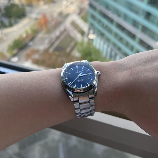 WTS OMEGA Aqua Terra 36mm 2518.80 Blue Sunburst Dial FURTHER REDUCED PRICE WatchCharts Marketplace