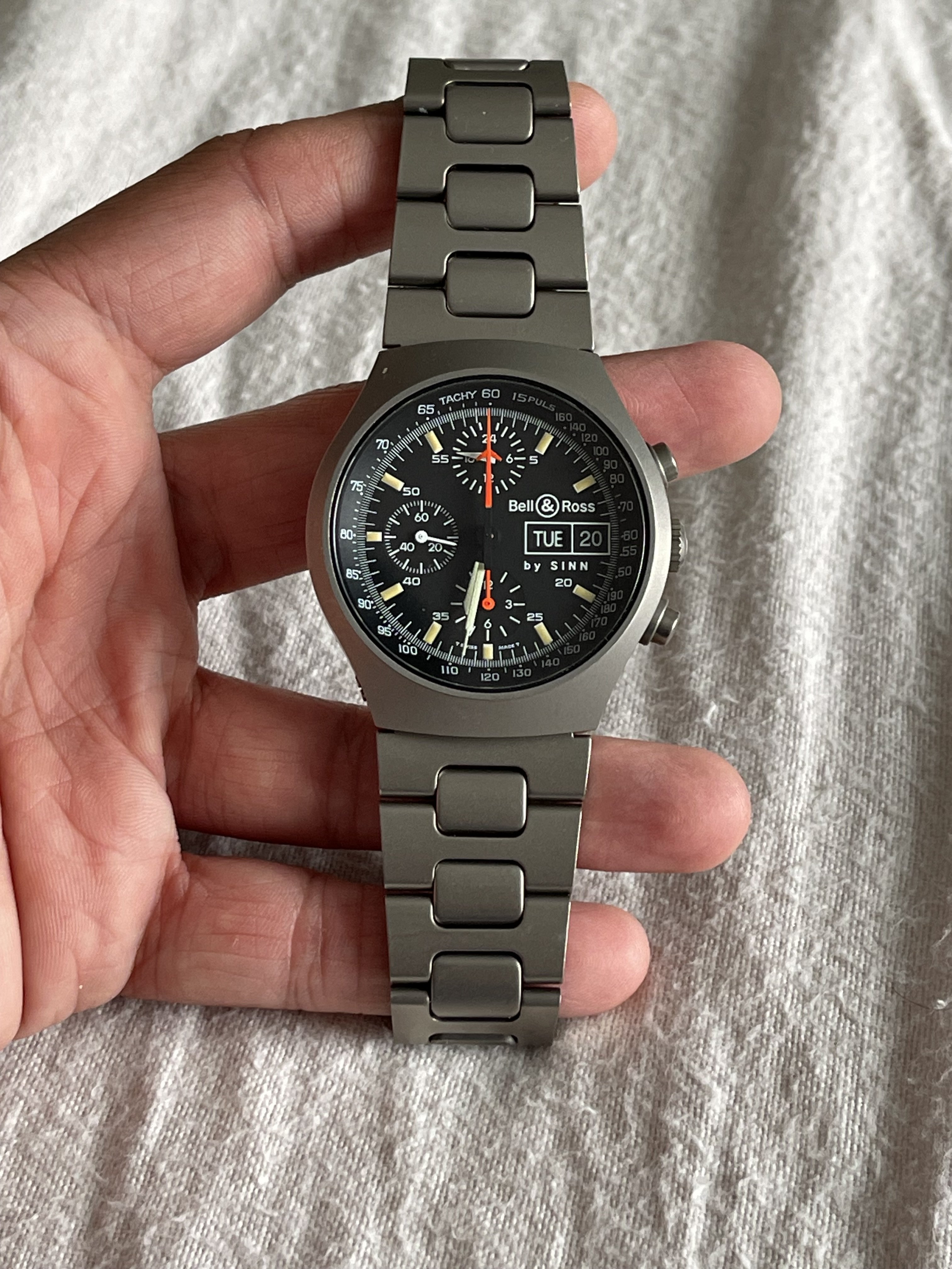 FSOT Bell Ross by Sinn Space 2 Titanium Chronograph Lemania 5100