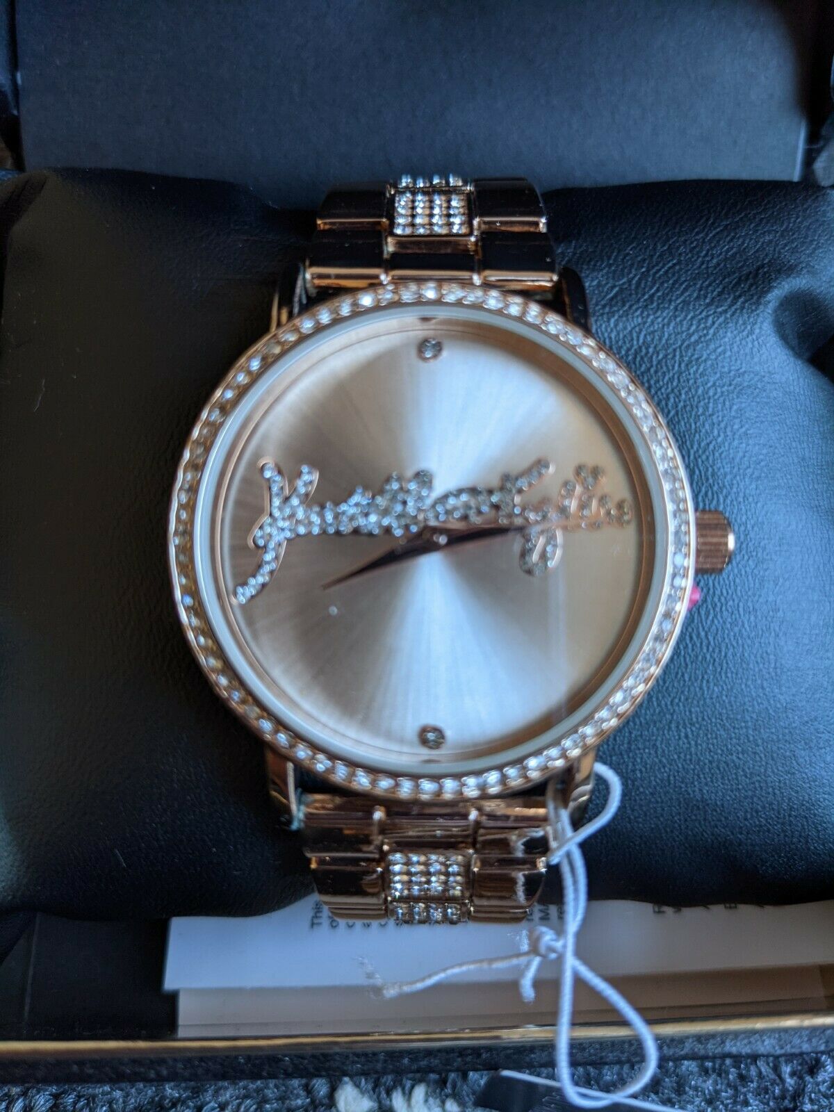 Kendall Kylie Jenner New Ladies Rose Gold Watch Diamant In Box