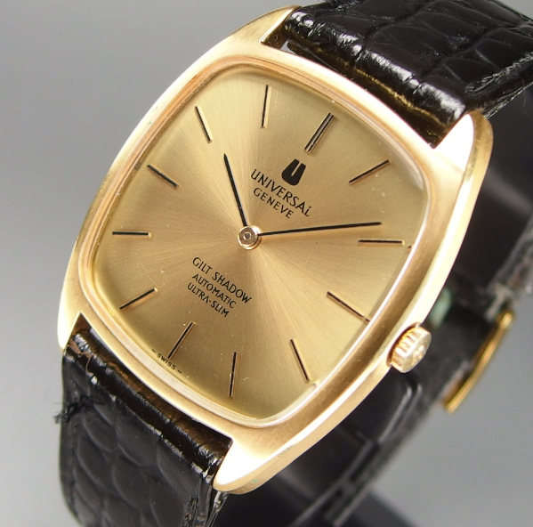 Universal Geneve Vintage Gilt Shadow Ultra-slim Automatic Micro