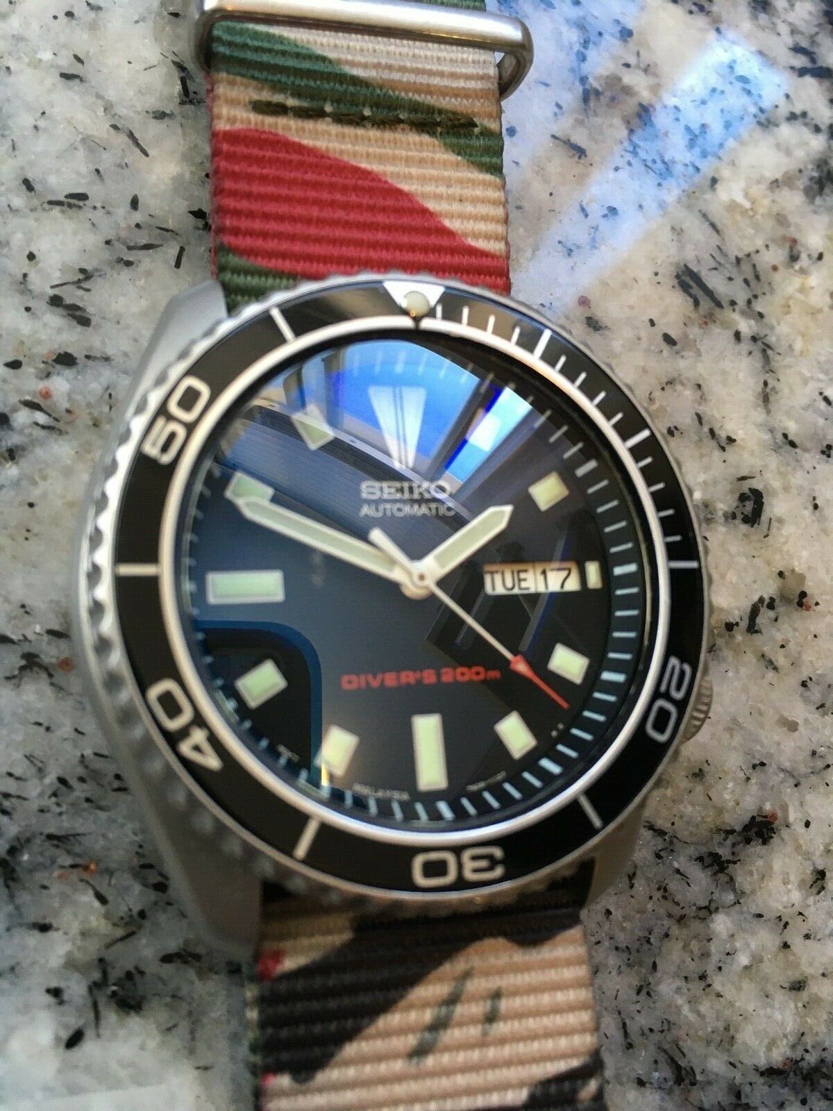 ORIGINAL CROWN STEM SEIKO SKX007 SKX173 SKX009 7S26-0020 - Foto 9