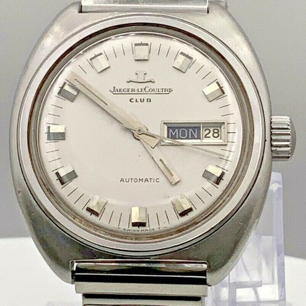 VINTAGE JAEGER LECOULTRE CLUB DAY DATE AUTOMATIC 17J CAL.AS1906 MENS
