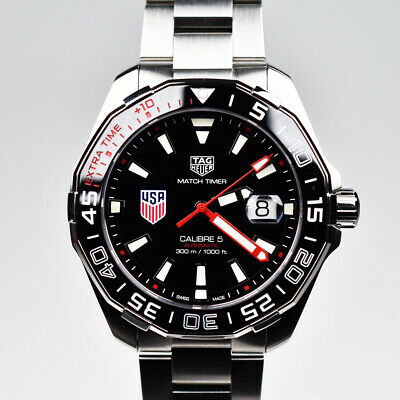 TAG Heuer WAY201G.BA0927 Aquaracer Match Timer USA Soccer Limited