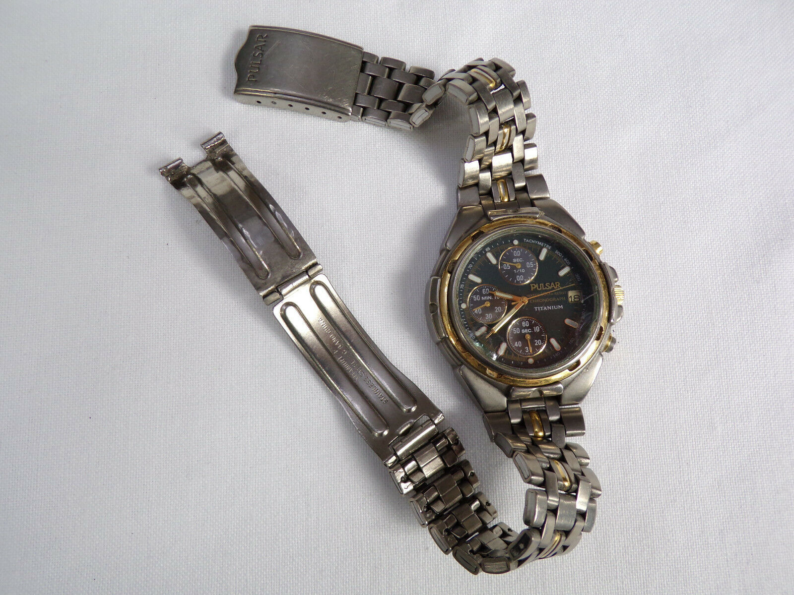 pulsar titanium chronograph