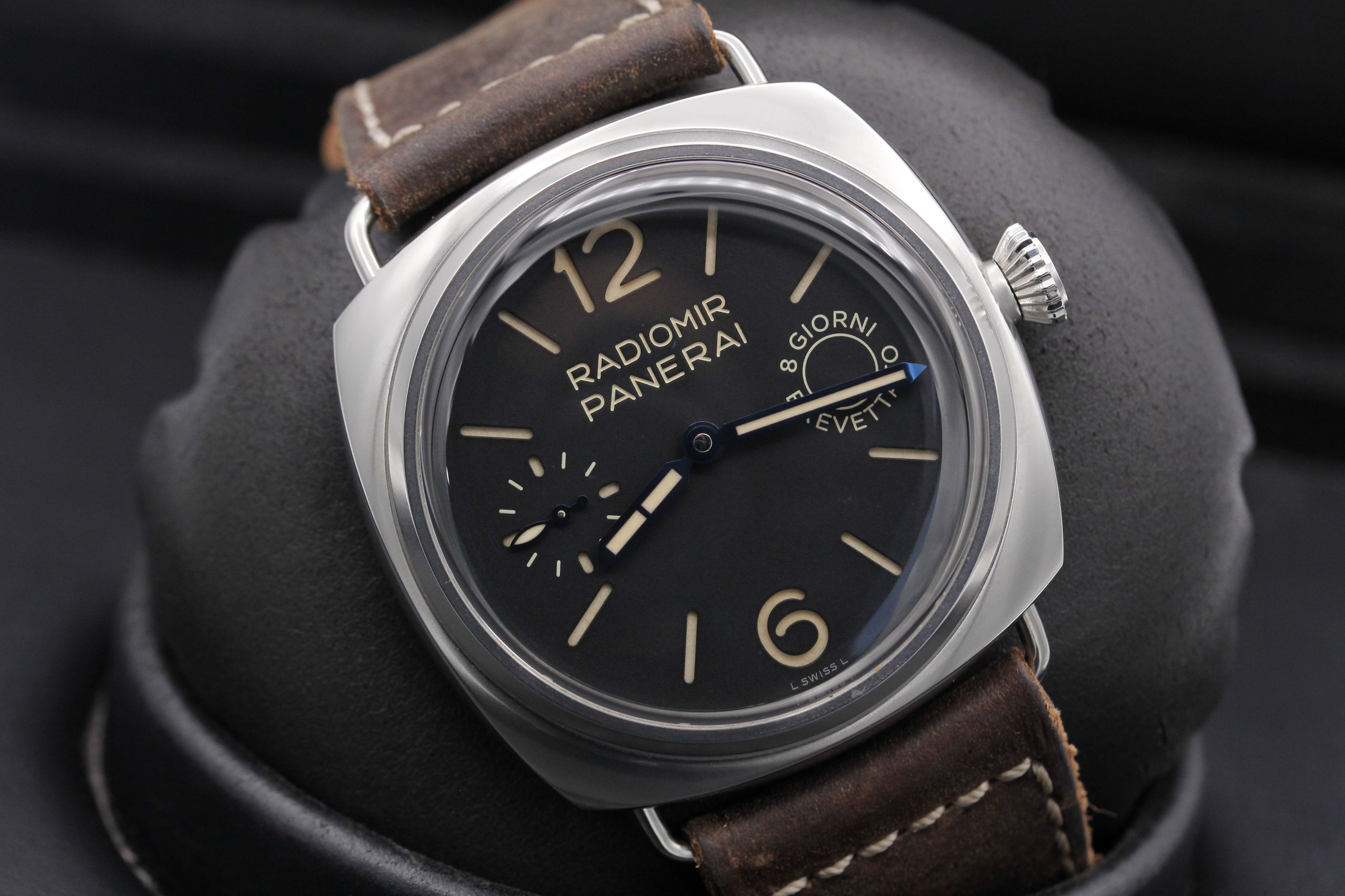 FSOT Panerai Radiomir 8 Days PAM 992 Black Steel 45mm