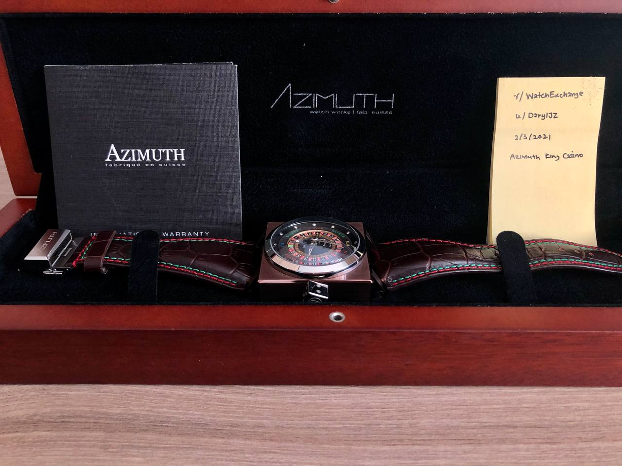 Azimuth King Casino Watch