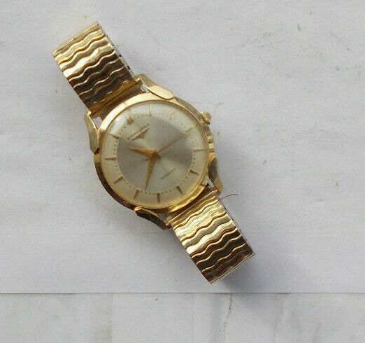 RARE Vintage Men s Longines Automatic Watch Wristwatch 14K Gold