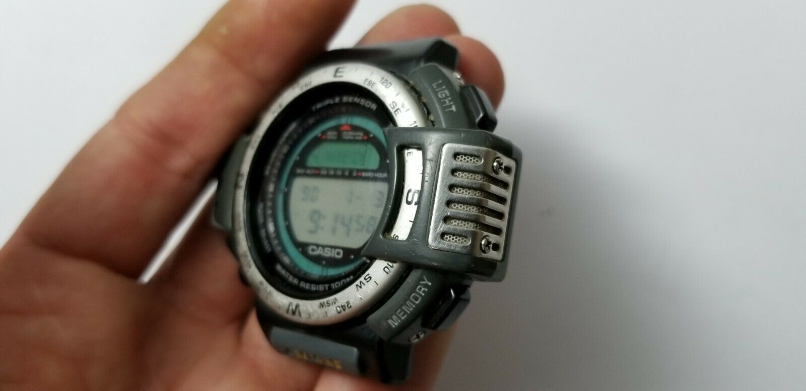 Casio ProTrek ATC-1100 Triple Sensor (1170) Japan RARE WATCH 