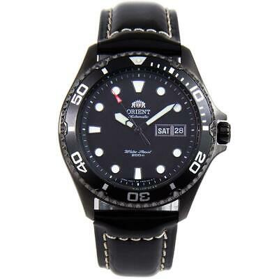 Orient Ray Raven II FAA02003B9 AA02003B Black Diver Watch w EXTRA