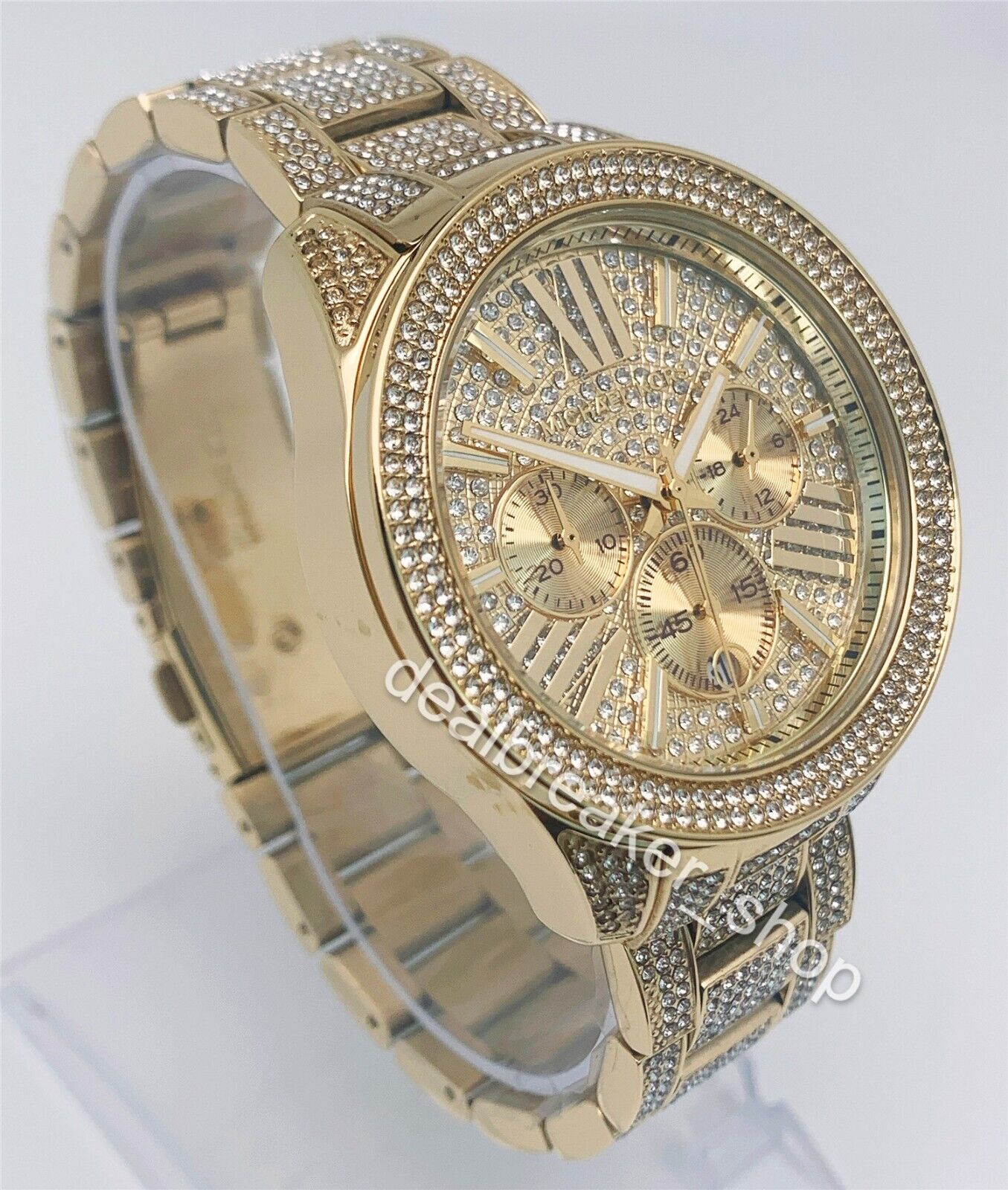 Michael Kors selling Gold Diamond Watch Mk 6355 New