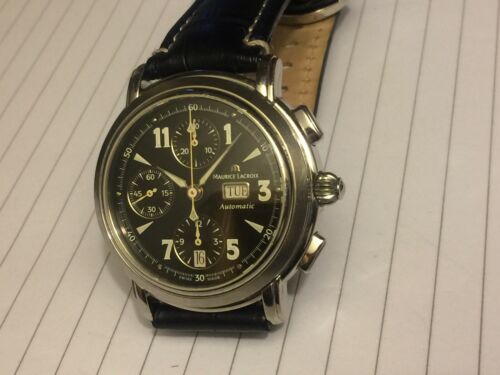 MAURICE LACROIX MASTERPIECE AUTOMATIC CHRONOGRAPH REF 67839 ST