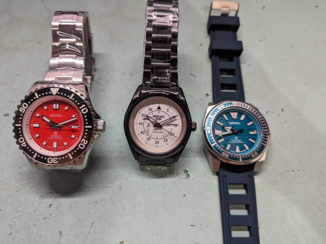 Seiko Mod NH35 Grand Seiko Diver Snoopy Samurai WatchCharts