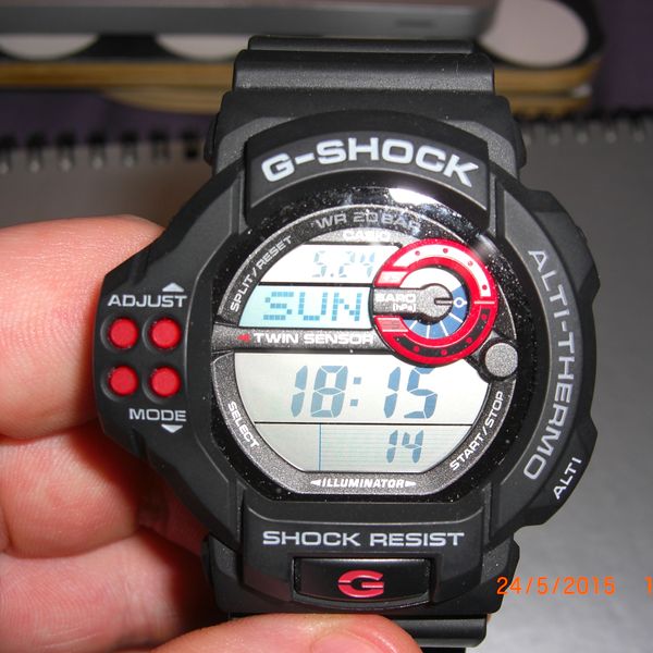 Casio GShock Altimeter (GDF1001AER) Stunning! WatchCharts