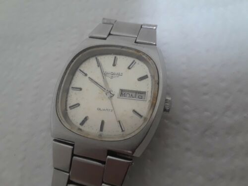 wristwatch LONGINES electronic quartz cal q 162 D 7 jewels