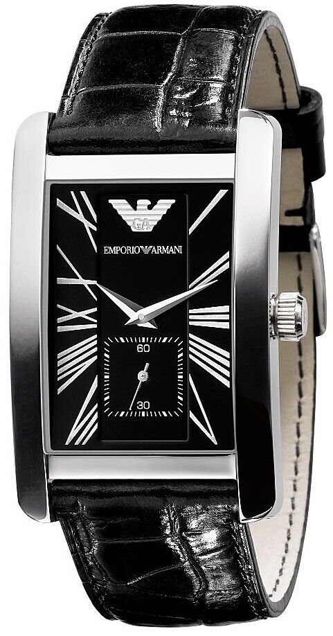 Emporio Armani Watch AR0144 Classic Black Leather Strap Ladies Watch WARRANTY WatchCharts Marketplace