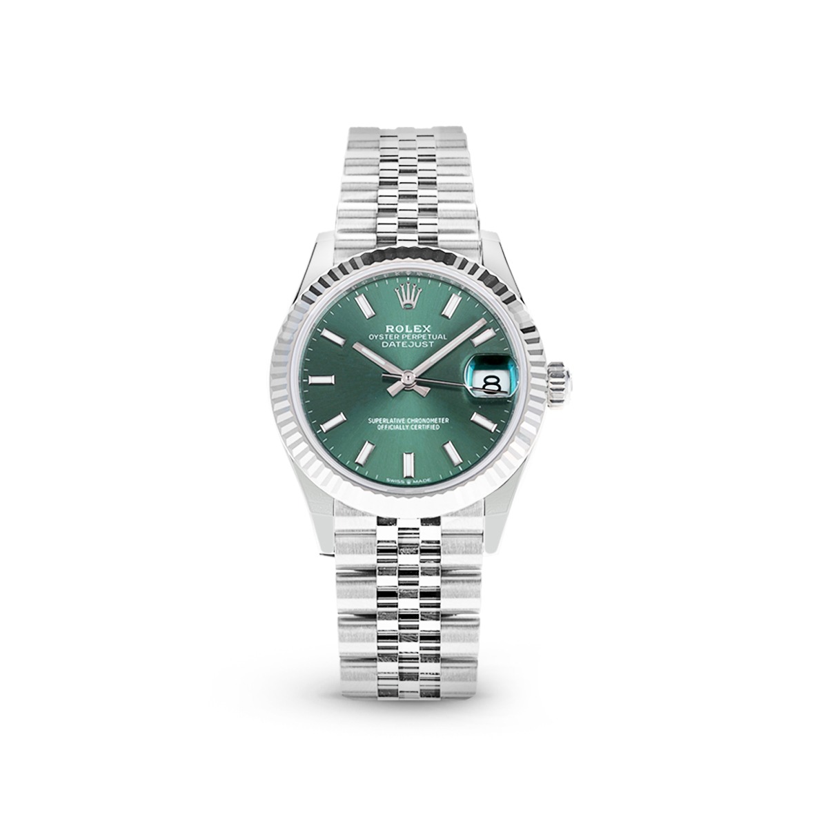 New Nov 2023 Rolex Datejust 31 278274 Mint Green Index Jubilee