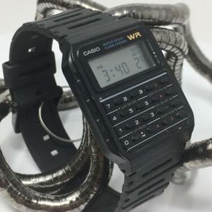 Casio Ca53w Retro Style Black Calculator Watch Nwt Watchcharts