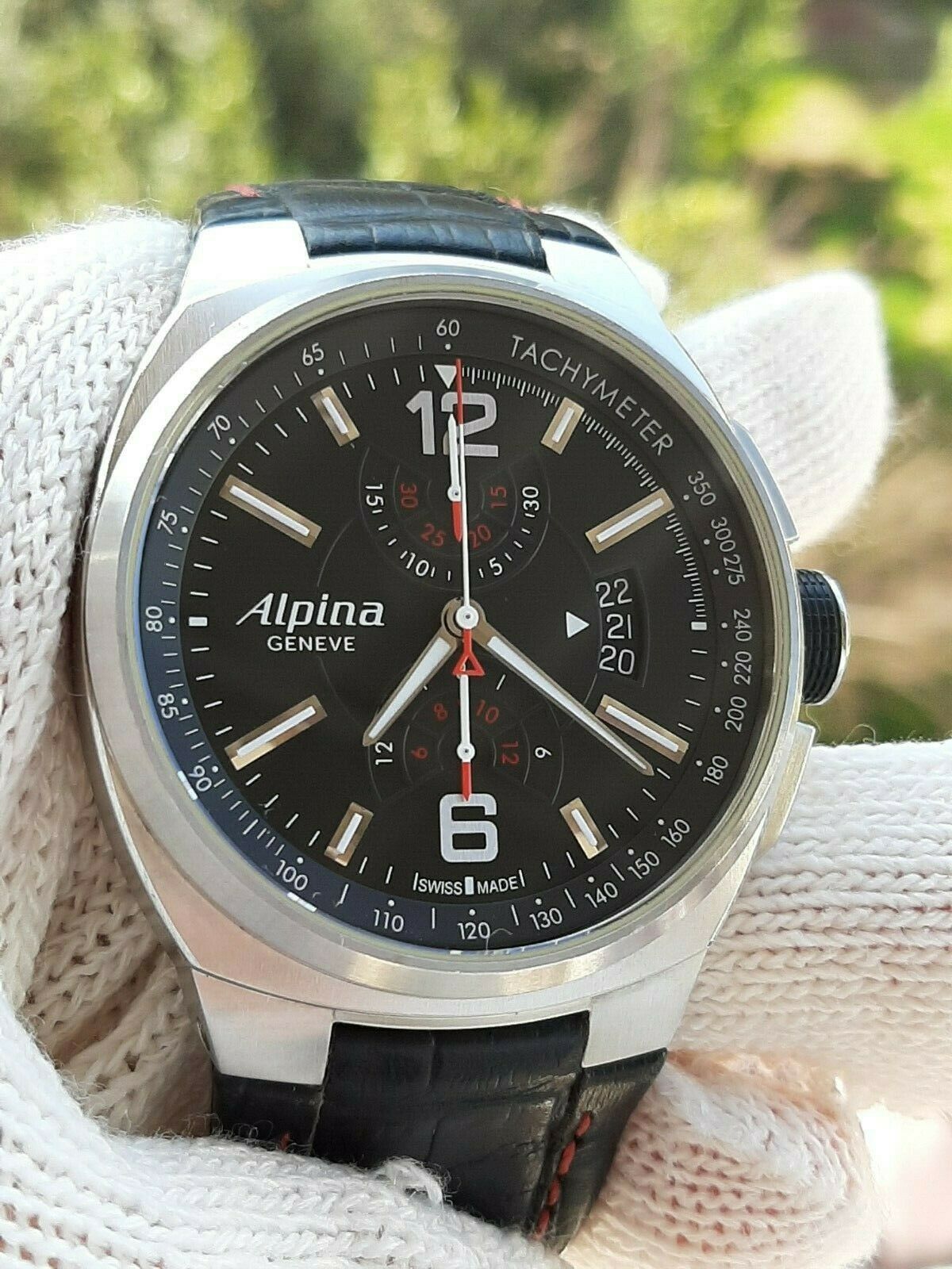 ALPINA RACING AL725X5AR26 GENEVE CHRONOGRAPH AUTOMATIC DATE MENS