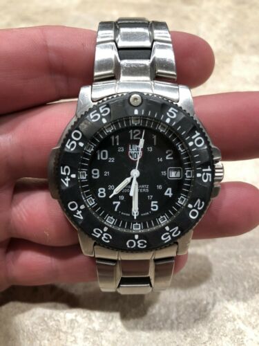 Luminox Series 3100 Navy Seal Dive Watch Stainless Band