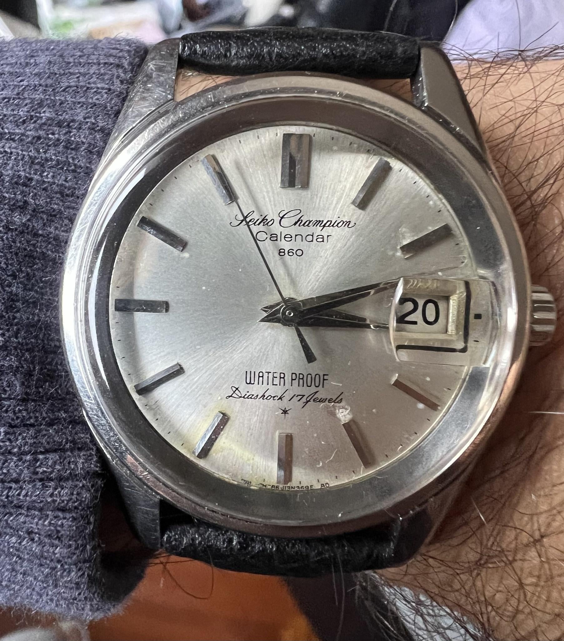 Seiko hotsell champion 860