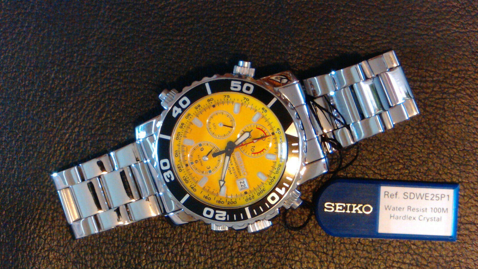 Vintage Seiko 7T32-7G30, AKA Yellow Daytona, Serviced and