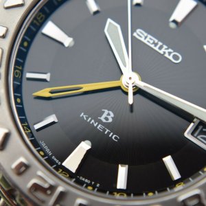Serviced Seiko Brightz Limited Edition Kinetic Watch Titanium 5M65